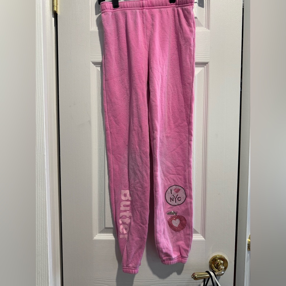 Girls Butter Pink Joggers